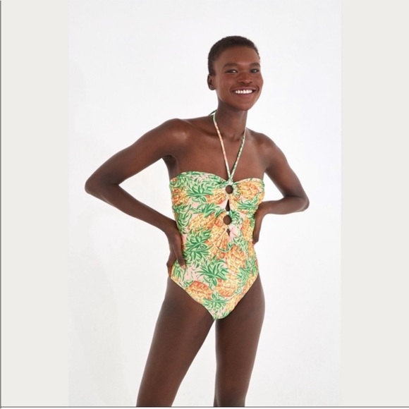 FARM Rio Other - Farm Rio | Pineapple Garden One Piece Swimsuit XS